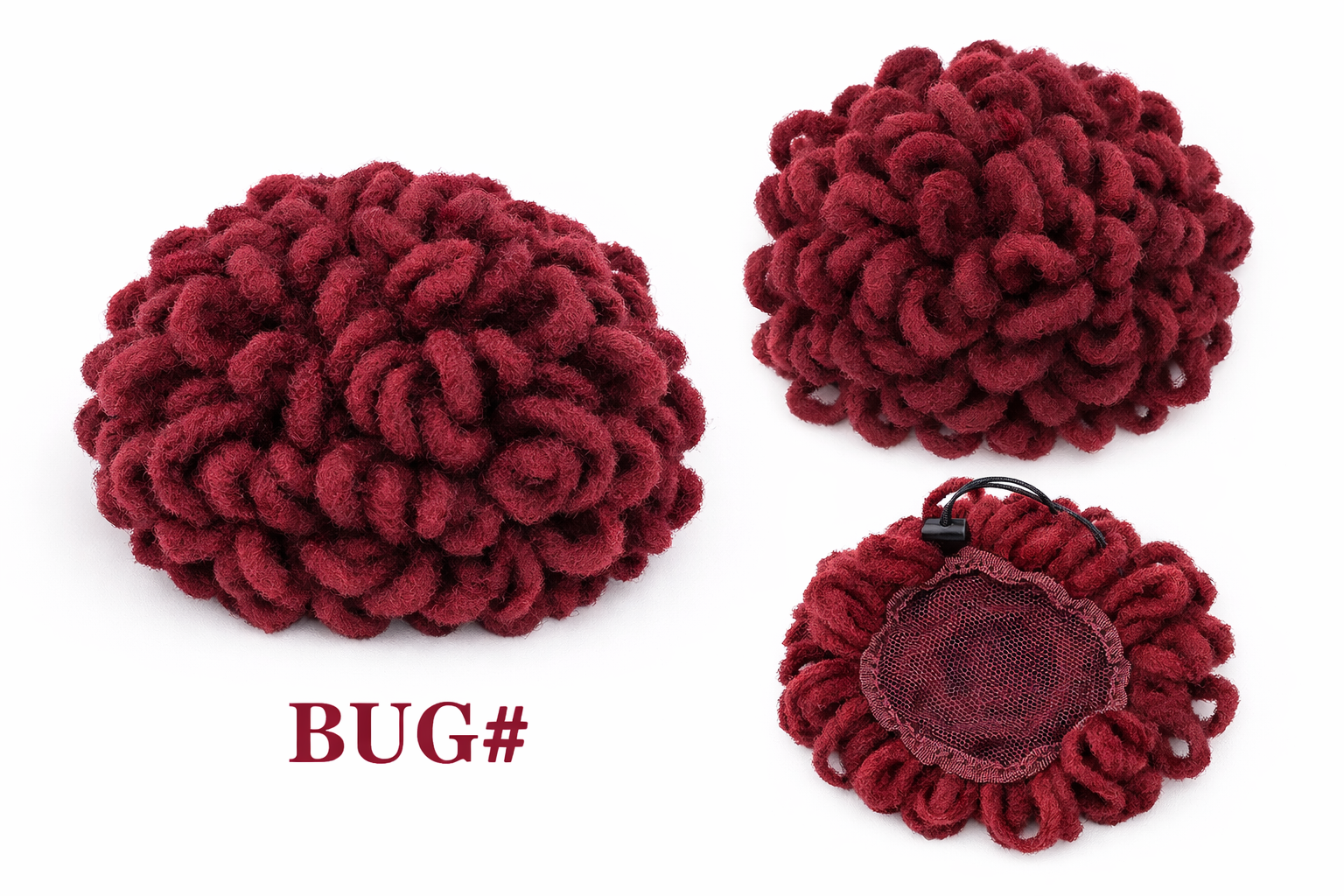 Chignon afro en fausses locks – Style naturel et élégant