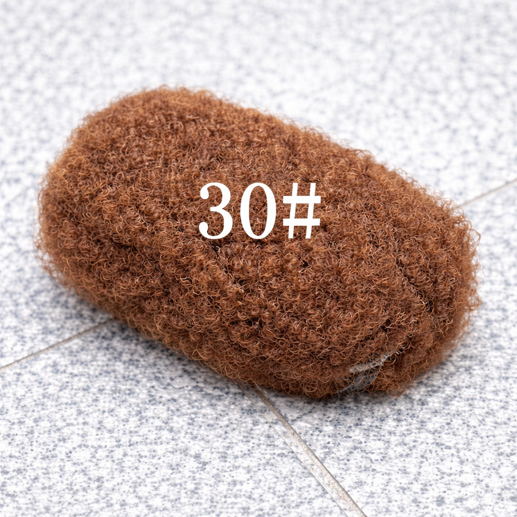 Extensions de  Locks Cheveux Humains Naturels - Texture Kinky Curly 50g - Réparation et Volume