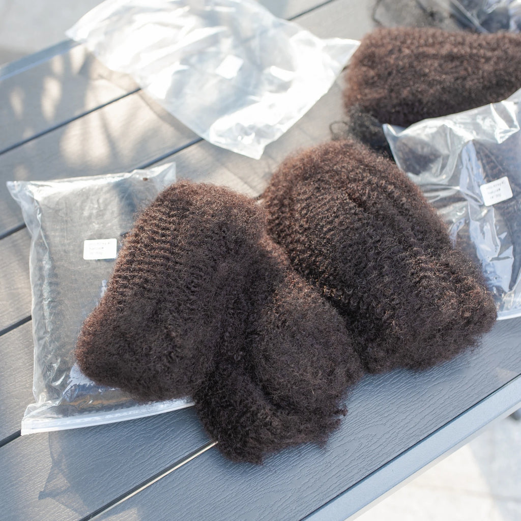 Extensions Cheveux Naturels Afro Kinky 4C - 25-45cm - 30/50g - Brésilien Remy pour Locks et Tresses
