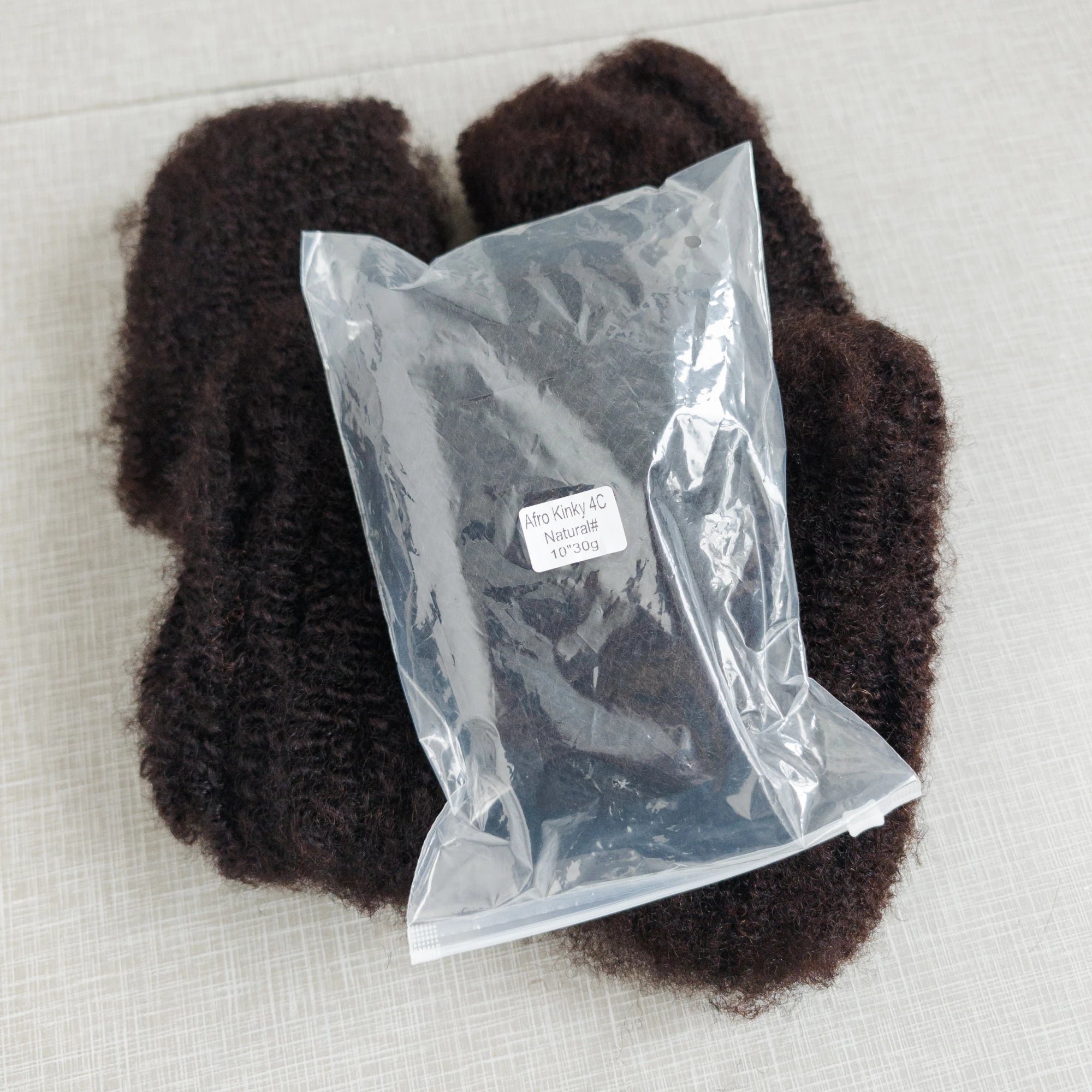 Extensions Cheveux Naturels Afro Kinky 4C - 25-45cm - 30/50g - Brésilien Remy pour Locks et Tresses